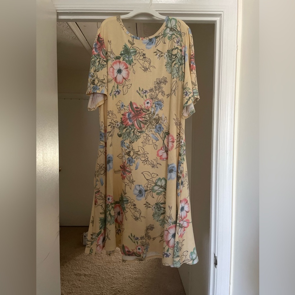 Floral Cream Dress